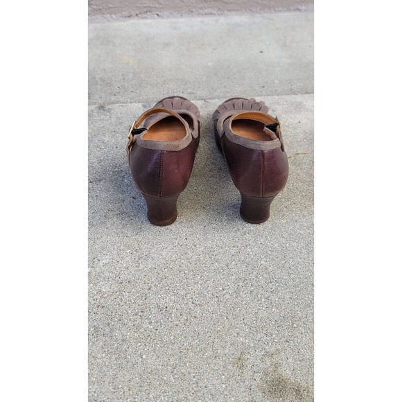 Vtg Chie Mihara Leather Heel Platform Shoes - Picture 4 of 7